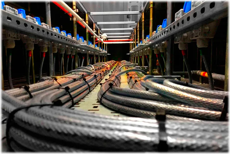 Infraestrutura elétrica industrial